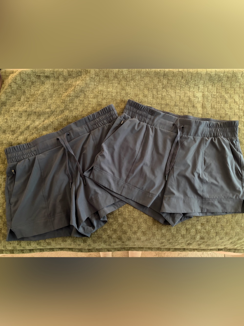 All in Motion - Mid rise 4” athletic shorts - Navy - 2 pair